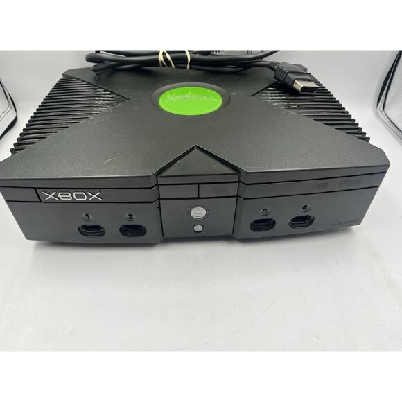 Microsoft Original Xbox Console w/ OEM Controller & AV Cord Tested Working - Picture 5 of 16